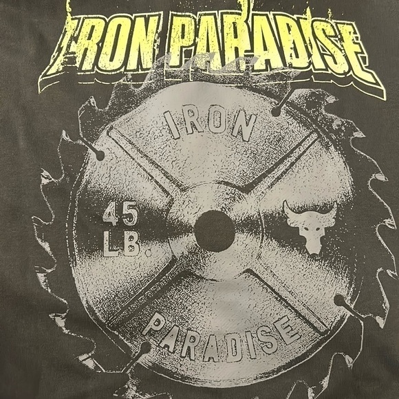 Project Rock Short Sleeve Crop Hoodie | SIZE L - Picture 8 of 8